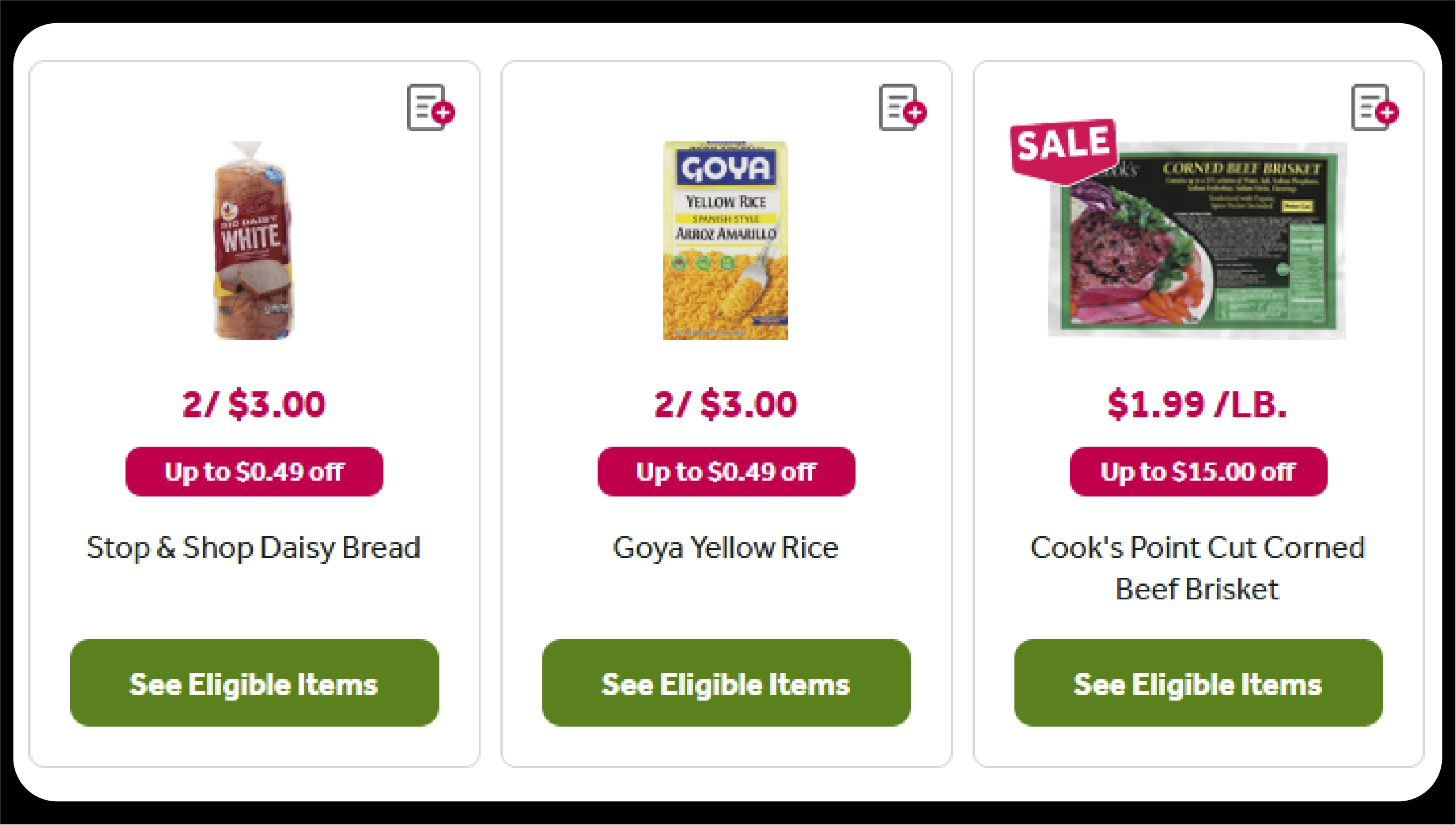 Overview of Stop & Shop Grocery Data API